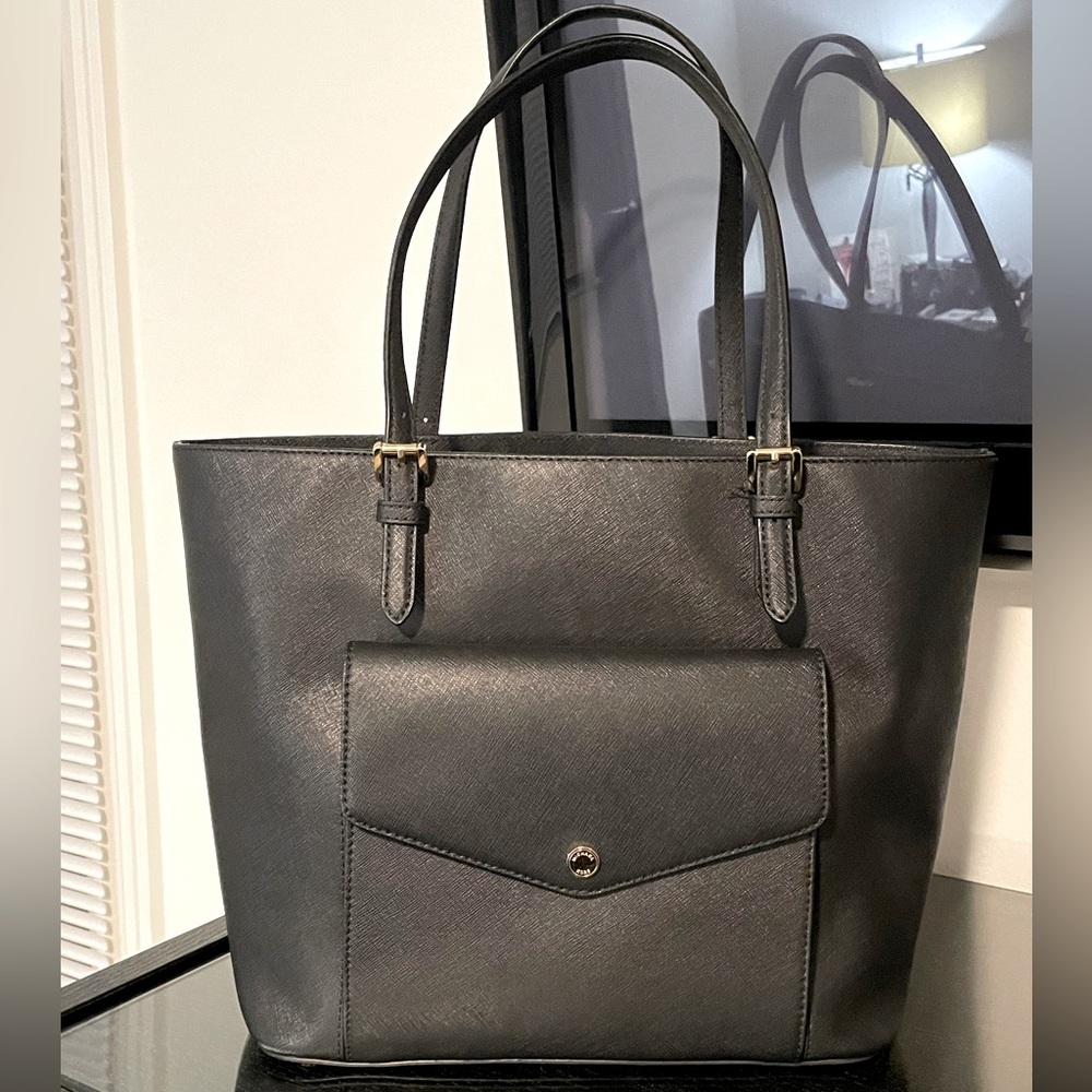 Michael Kors Black Leather Purse